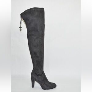 Sam Edelman Black Over-the-Knee Suede Boots
